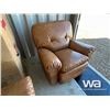 Image 7 : (UNUSED) LEATHER RECLINING SOFA, LOVESEAT & CHAIR