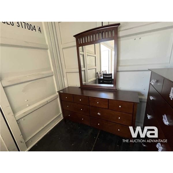 (UNUSED) QUEEN HEADBOARD, FOOTBOARD & SIDERAILS