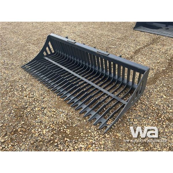 (UN-USED) 7 FT. SKID STEER ROCK BUCKET