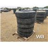 Image 1 : (5) BRIDGESTONE 11R22.5 TRUCK TIRES & RIMS