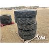 Image 4 : (5) BRIDGESTONE 11R22.5 TRUCK TIRES & RIMS