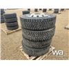 Image 2 : (4) MICHELIN 11R22.5 TRUCK TIRES & RIMS