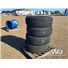 Image 3 : (4) GRIZZLY 385/65R22.5-20PR TRUCK DRIVE TIRES