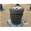 Image 1 : (4) FIRESTONE TRANSFORCE LT245/75R17 TIRES & RIMS