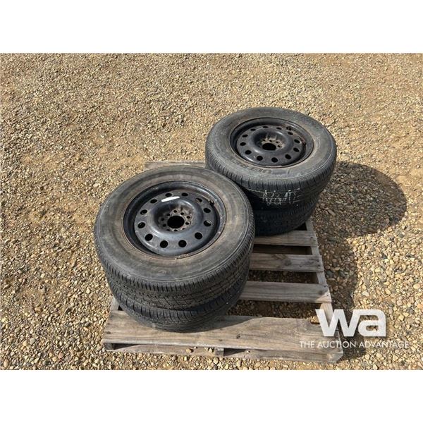 (4) BRIDGESTONE P205/70R15 TIRES & RIMS