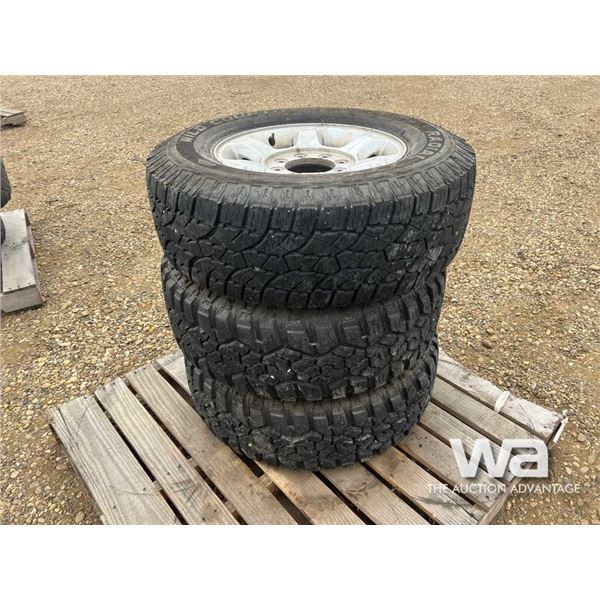(3) LT265/70R17 TIRES & RIMS