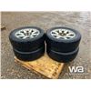 Image 3 : (4) NOKIAN 275/55R20 STUDDED TIRES & RIMS