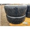 Image 8 : (4) NOKIAN 275/55R20 STUDDED TIRES & RIMS