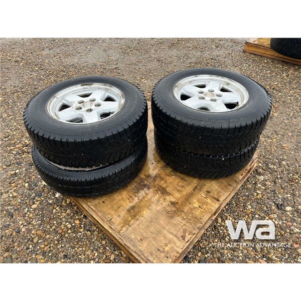 (4) CHAMPIRO 225/70R16 TIRE & RIMS