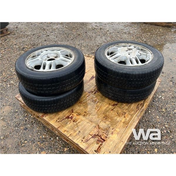 (4) CONTINENTAL TOURING CONTACT 195/60R15 TIRES &