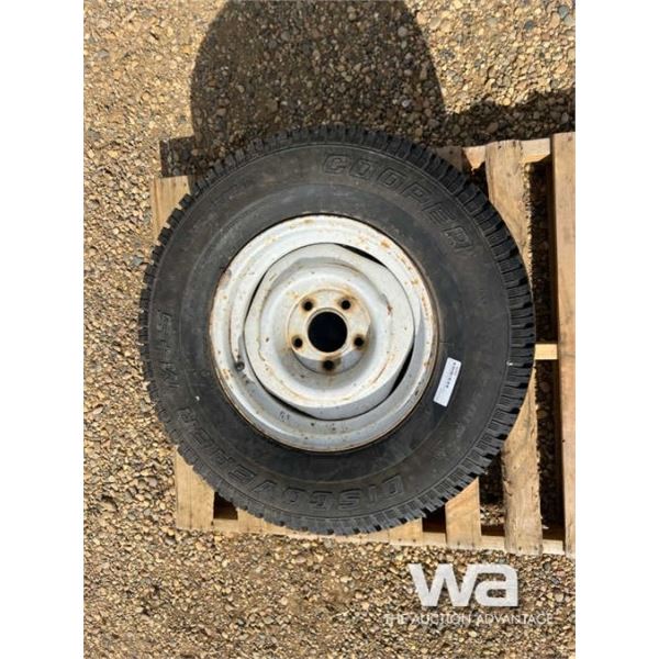 (2) COOPER 235/75R15 TIRES & RIMS