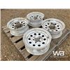 Image 2 : (4) 5 HOLE 15" TIRE RIMS