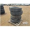 Image 1 : (5) 22.5" TRUCK TIRES