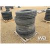 Image 3 : (5) 22.5" TRUCK TIRES