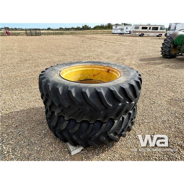 (2) GOODYEAR DYNA TORQUE 18.4R38 TRACTOR TIRES