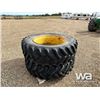 Image 1 : (2) GOODYEAR DYNA TORQUE 18.4R38 TRACTOR TIRES