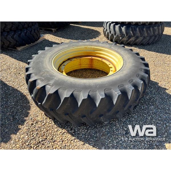FIRESTONE 20.8-42 TRACTOR TIRE & RIM