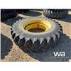 Image 1 : FIRESTONE 20.8-42 TRACTOR TIRE & RIM