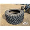 Image 2 : (2) FIRESTONE 480/80R42 TRACTOR TIRES