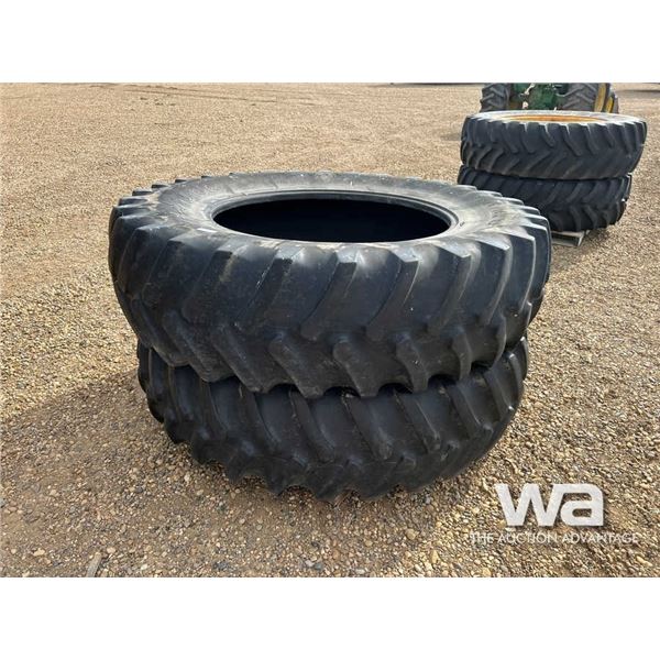 (2) FIRESTONE RADIAL ALL TRACTION 23 TRACTOR TIRES