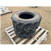 Image 4 : (2) GALAXY 12x16.5 SKID STEER TIRES