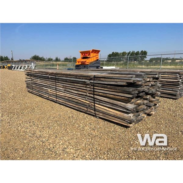LIFT OF ROUGH SAWN 2X6X16' POPLAR LUMBER
