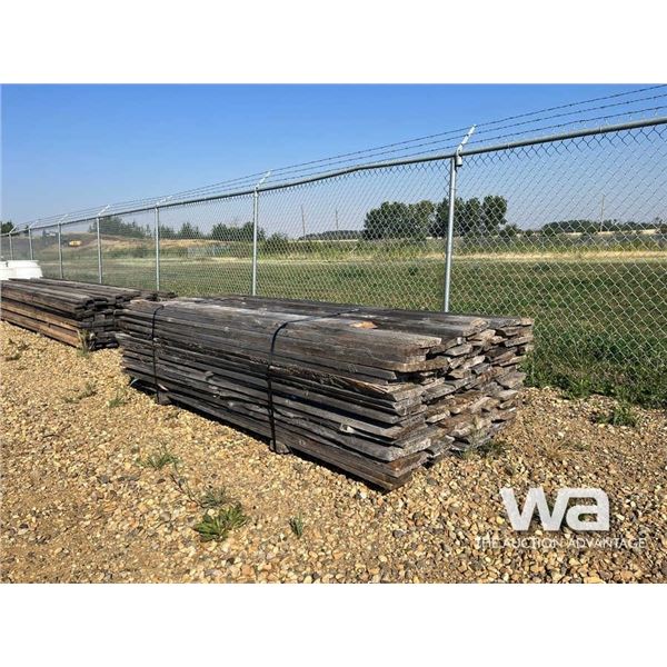 LIFT OF USED 1"X8' VANE EDGE LUMBER