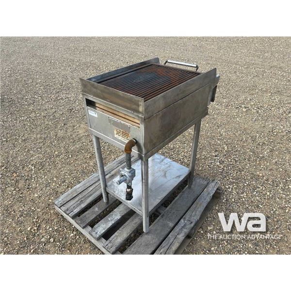 QUEST 3 BURNER GAS CHAR BROILER GRILL