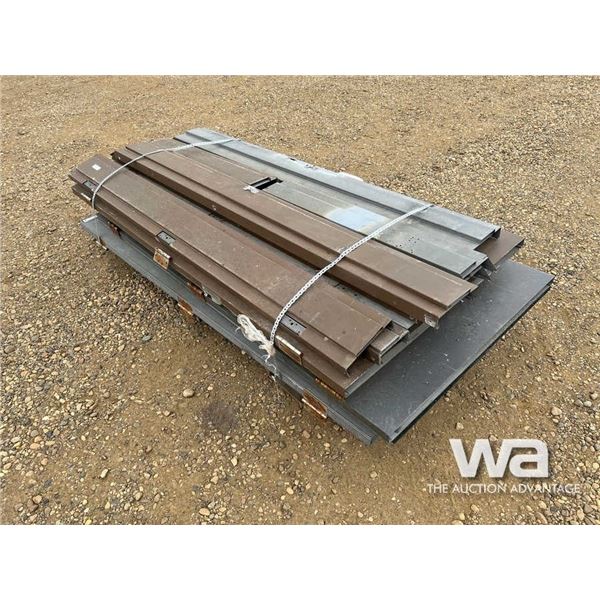 (3) STEEL 42" DOORS WITH FRAMES