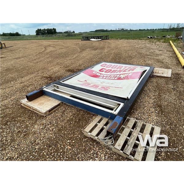 8 X 13 FT. HIGHWAY SIGN