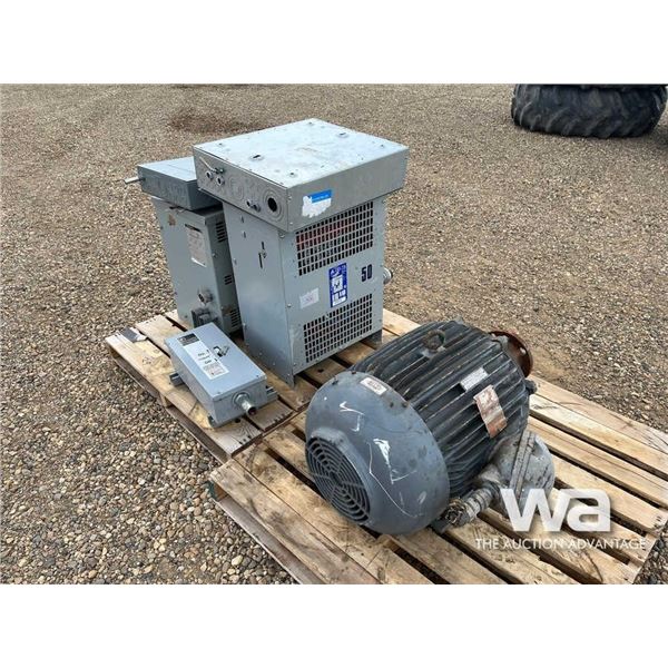 60HP ELECTRIC MOTOR & CONVERTER