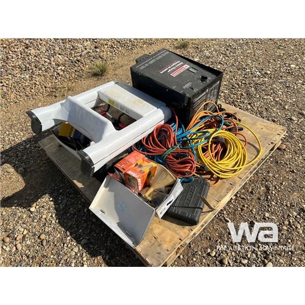 MOTOMASTER BATTERY CHARGER, EXTENSION CORDS