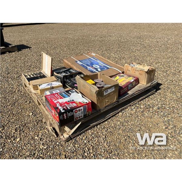TRUCK DOLLY, WOOD CHISELS,TORNADO DOOR SET,RADIOS