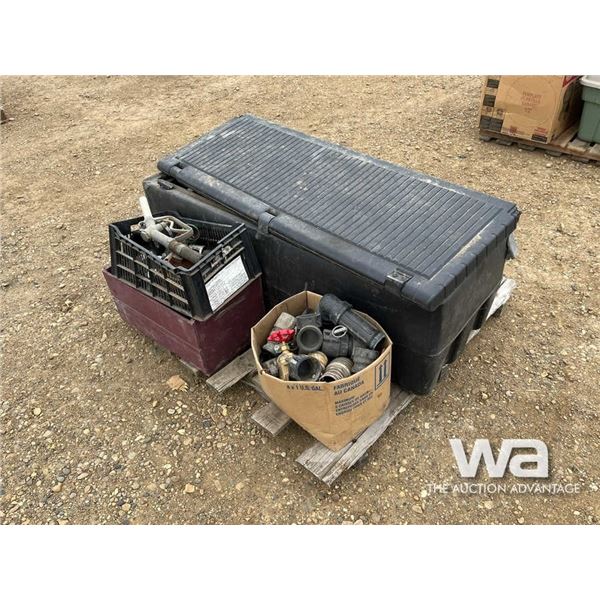 BLACK TOOL BOX & FITTINGS