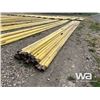 Image 2 : (20) PCE. 4 1/2 X 60 FT. YELLOW JACKET PIPE