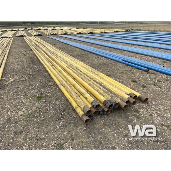 (20) PCE. 4 1/2 X 60 FT. YELLOW JACKET PIPE