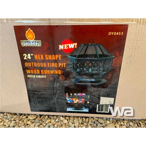 (UNUSED) 24 IN. HEX SHAPE FIREPIT