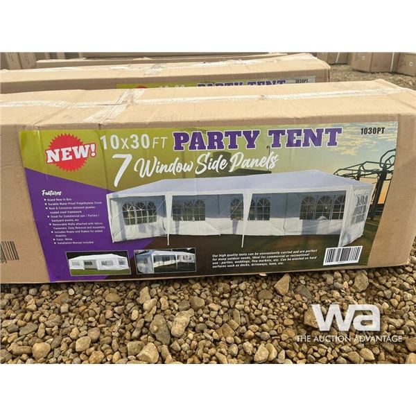 (UNUSED) 10X30 FT. PARTY TENT