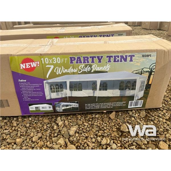 (UNUSED) 10X30 FT. PARTY TENT