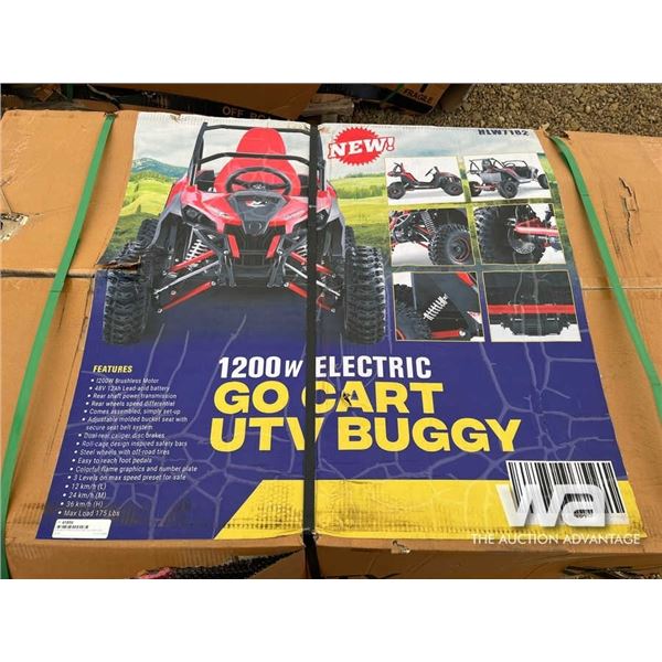 (UNUSED) 1200 W ELECTRIC GO CART UTV BUGGY