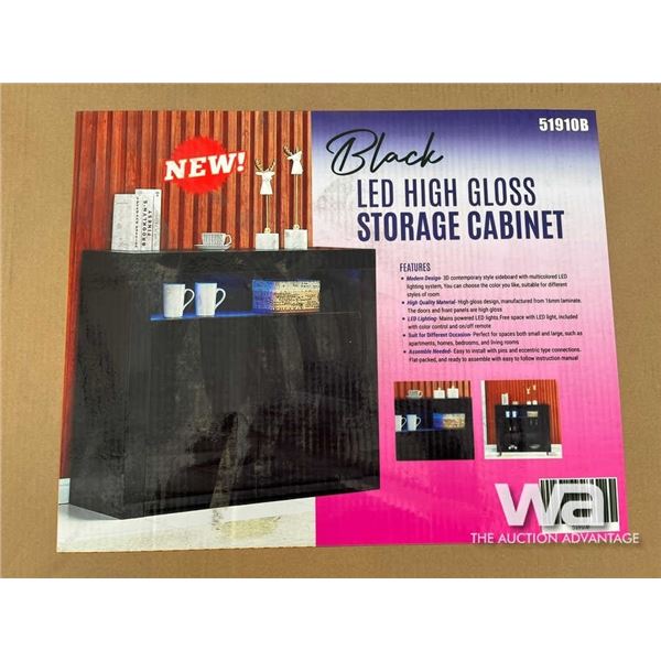 (UNUSED) LED HIGH GLOSS STORAGE CABINET