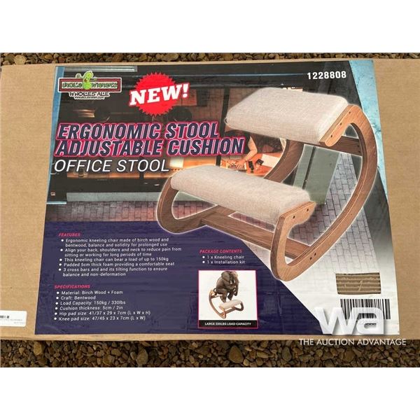 (UNUSED) ERGONOMIC STOOL ADJUSTABLE CUSHION