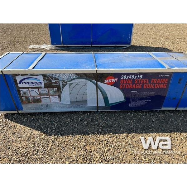 (UNUSED) PREMIUM 30 X 40 X 15 FT. STORAGE BUILDING