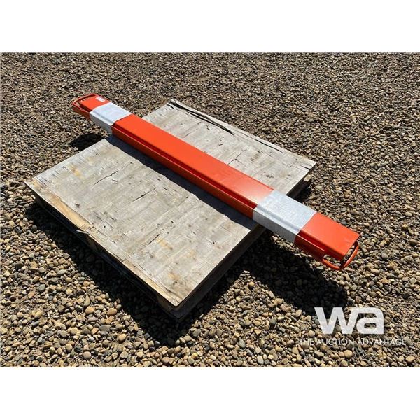 (UNUSED) 72" FORKLIFT FORK EXTENSIONS