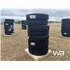 Image 4 : (UNUSED) (8) KAPSEN HS217 11R24.5 TRUCK DRIVE TIRE