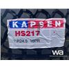 Image 5 : (UNUSED) (8) KAPSEN HS217 11R24.5 TRUCK DRIVE TIRE