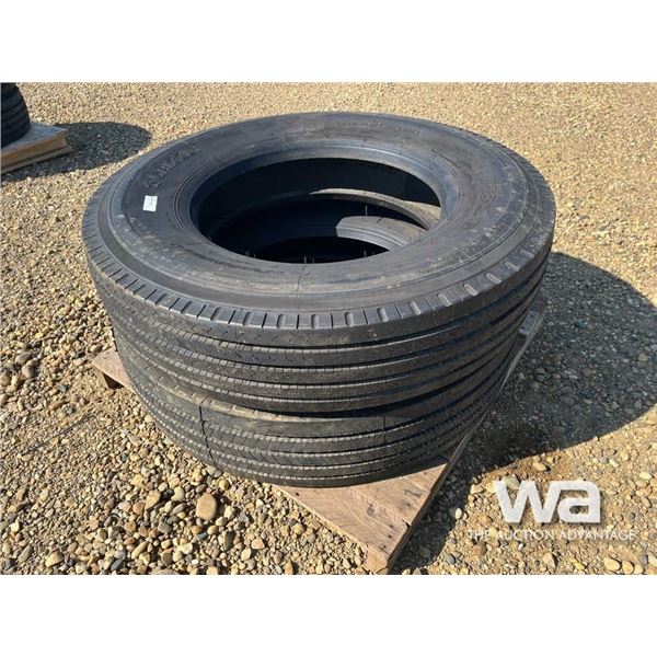(UNUSED) (2) GRIZZLY 11R24.5 TIRES