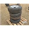 Image 3 : (4) FIRESTONE TRANSFORCE LT245/75R17 TIRES & RIMS