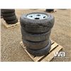 Image 4 : (4) FIRESTONE TRANSFORCE LT245/75R17 TIRES & RIMS
