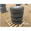 Image 2 : (4) FIRESTONE LT245/75R17 TIRES & RIMS